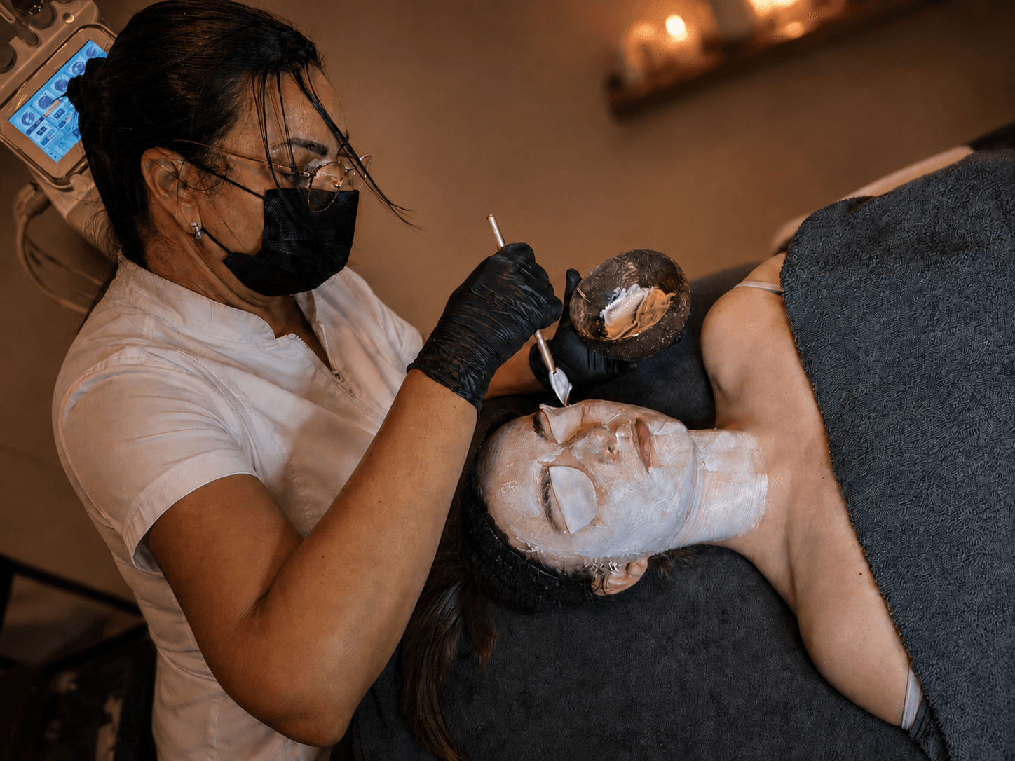 Facial treatment at Beauty Balance & Care